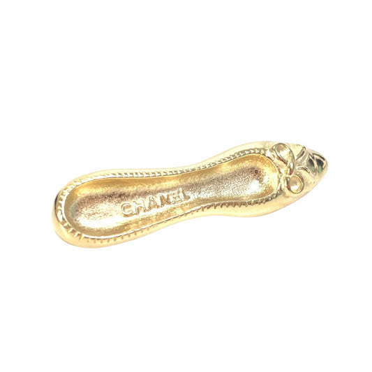 Chanel Gold Gold Plated Coco Mark