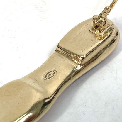Chanel Gold Gold Plated Coco Mark