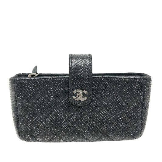 Chanel Black Leather Matelassé