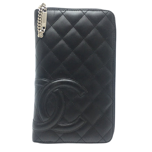 Chanel Black Leather Cambon