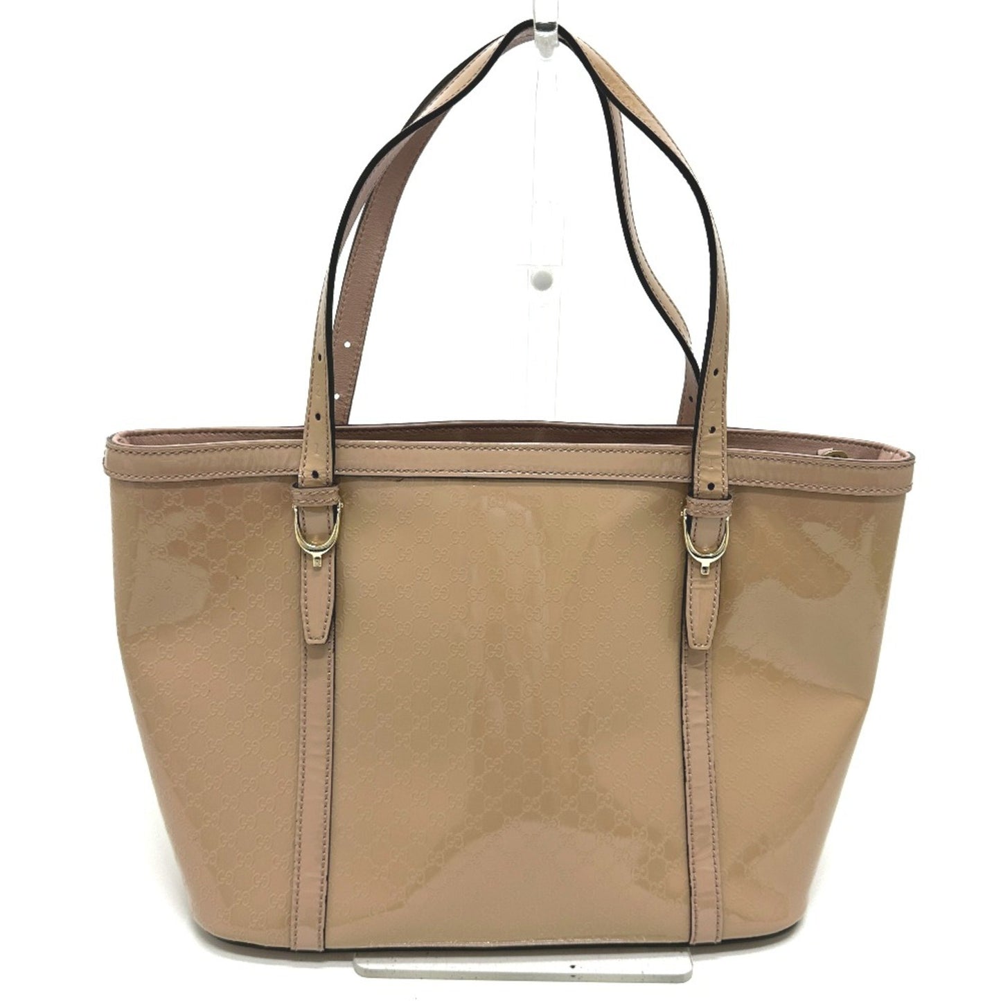 Gucci Brown Patent Leather Micro Guccissima