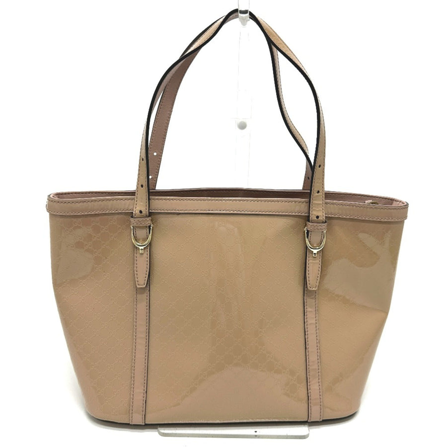 Gucci Brown Patent Leather Micro Guccissima