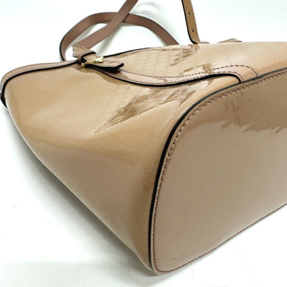 Gucci Brown Patent Leather Micro Guccissima