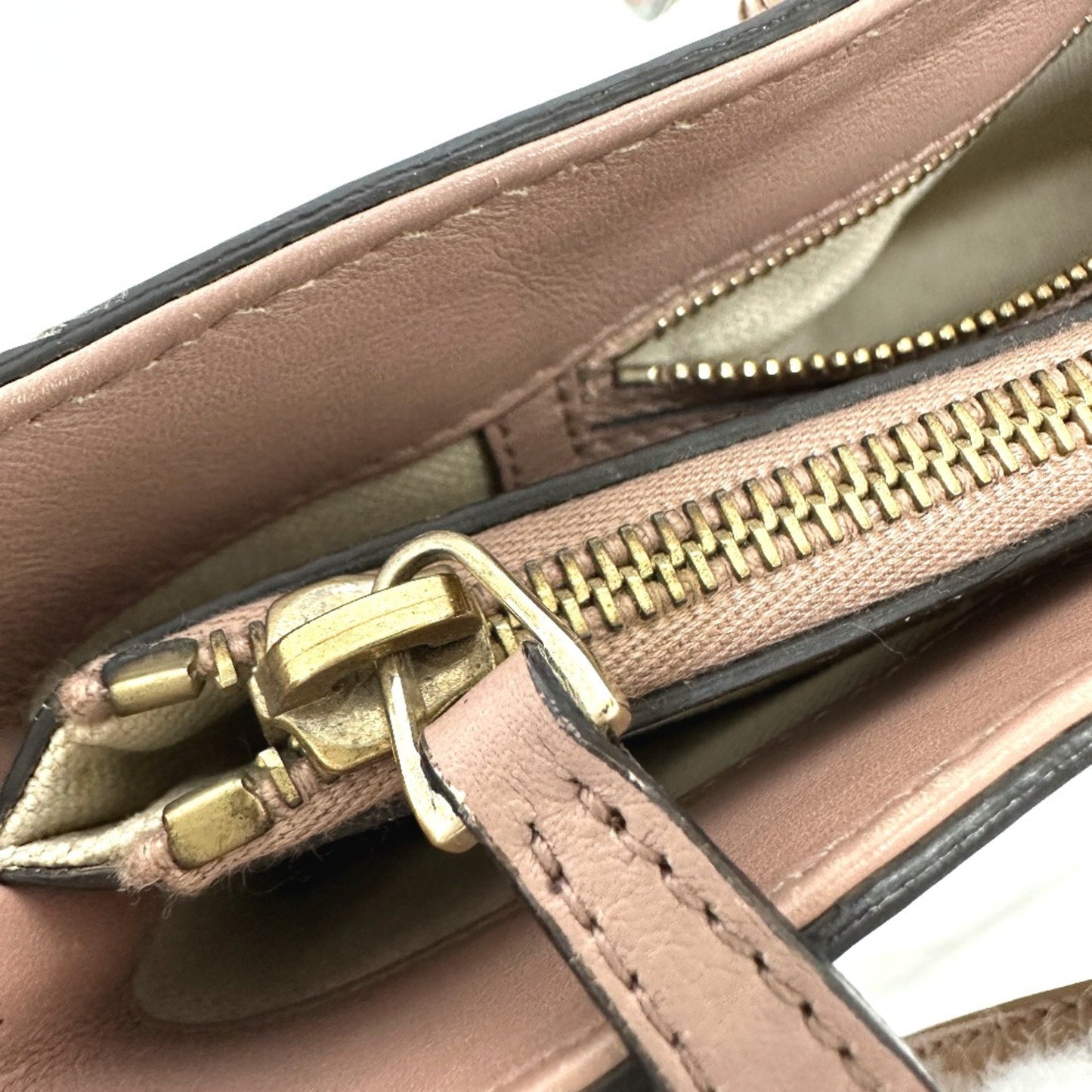 Gucci Brown Patent Leather Micro Guccissima