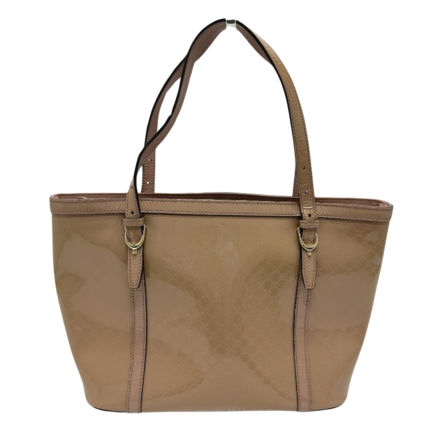 Gucci Brown Patent Leather Micro Guccissima