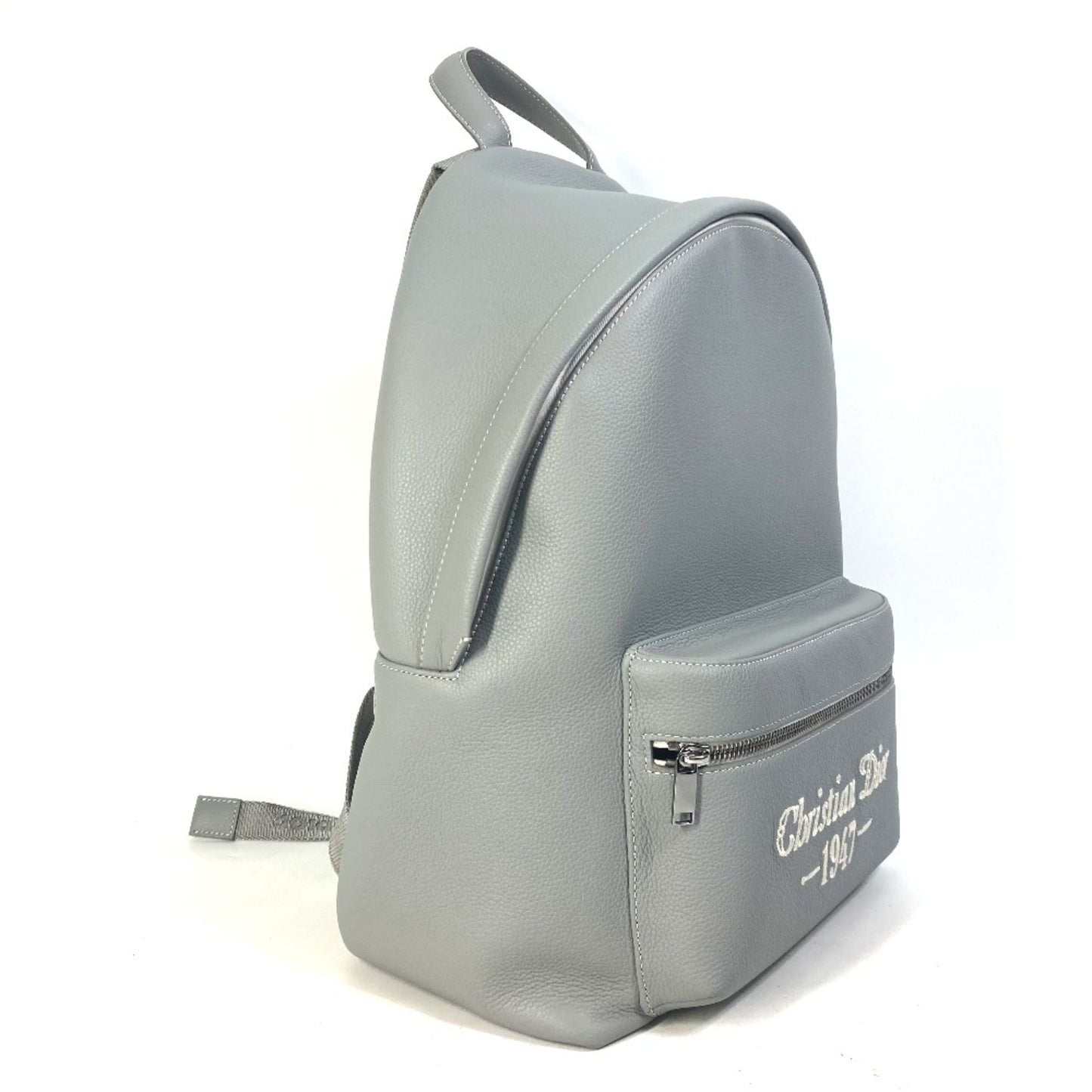 Dior Gray Leather Rider