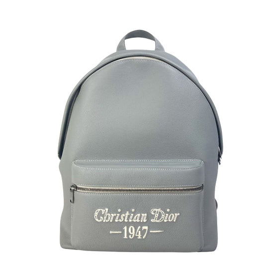 Dior Gray Leather Rider