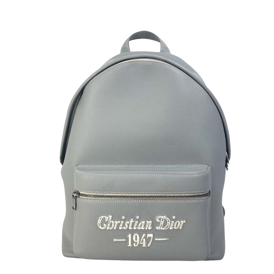 Dior Gray Leather Rider