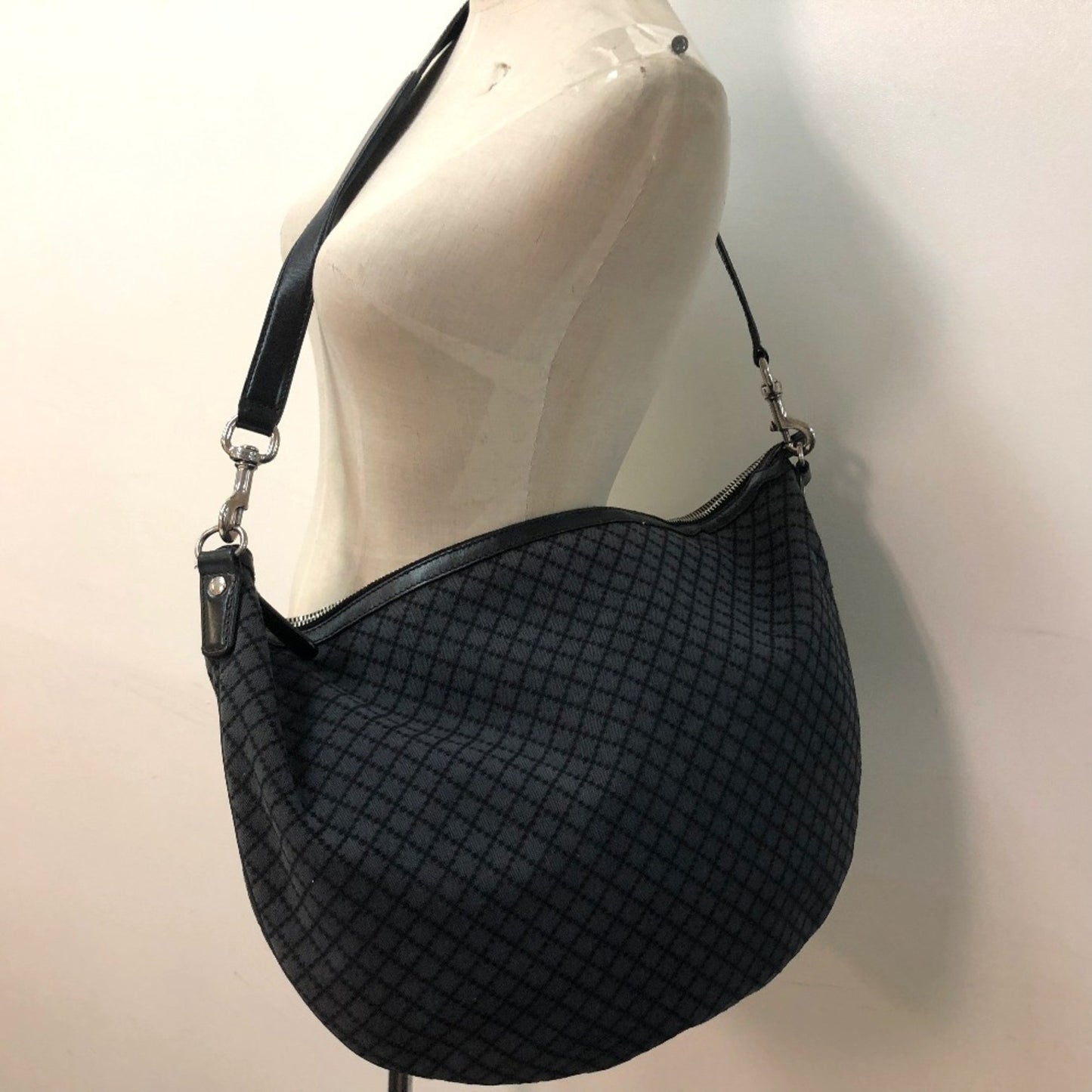 Gucci Black Canvas Diamante