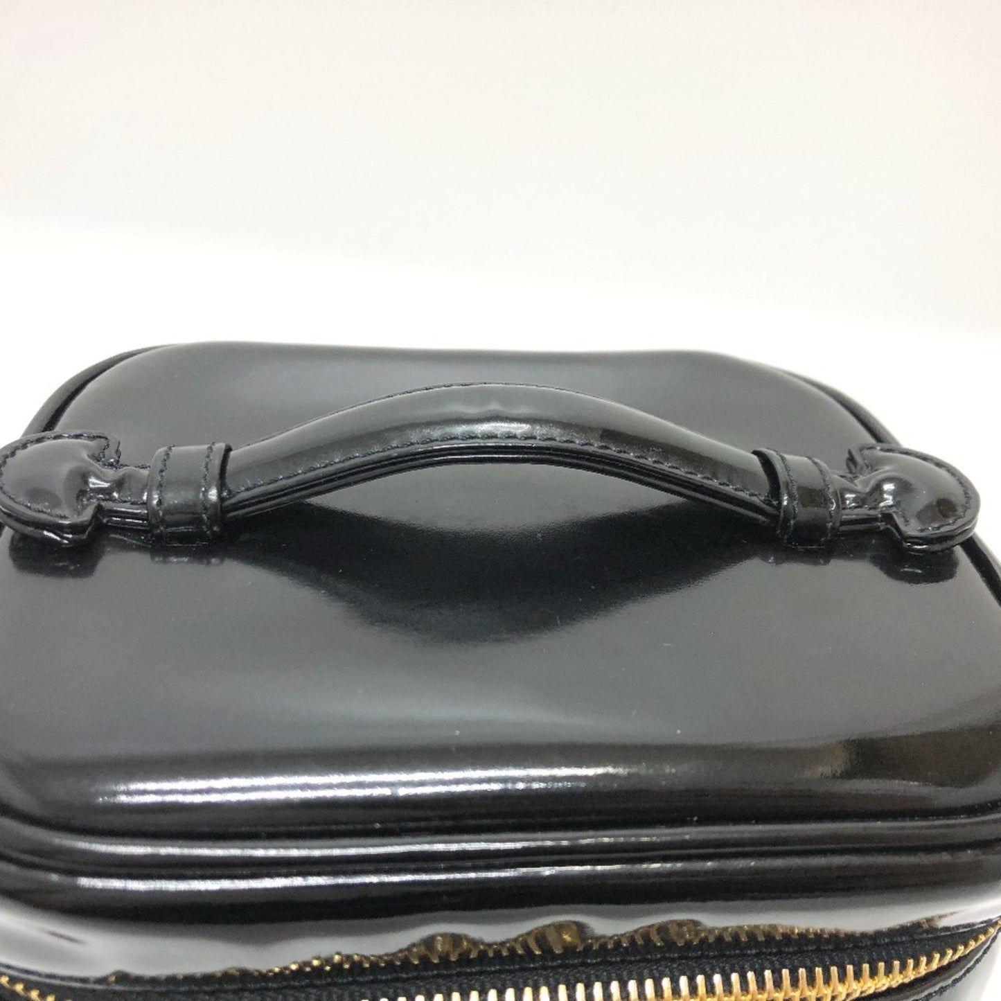 Chanel Black Patent Leather Vanity