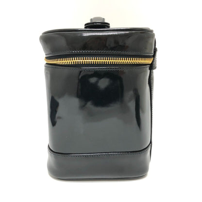 Chanel Black Patent Leather Vanity