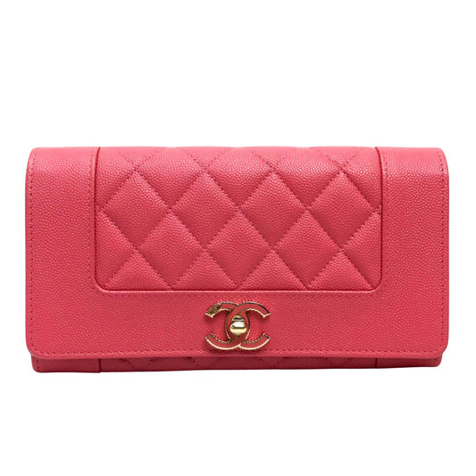 Chanel Pink Leather Matelassé