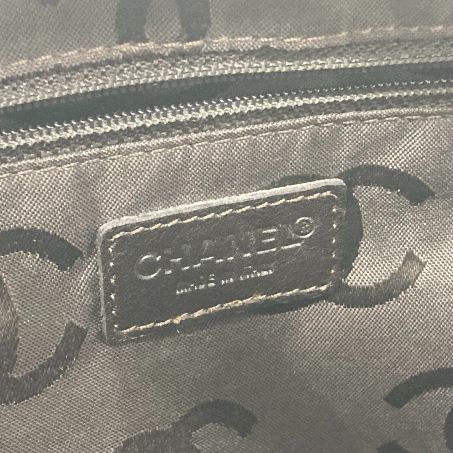Chanel Brown Leather Wild Stitch