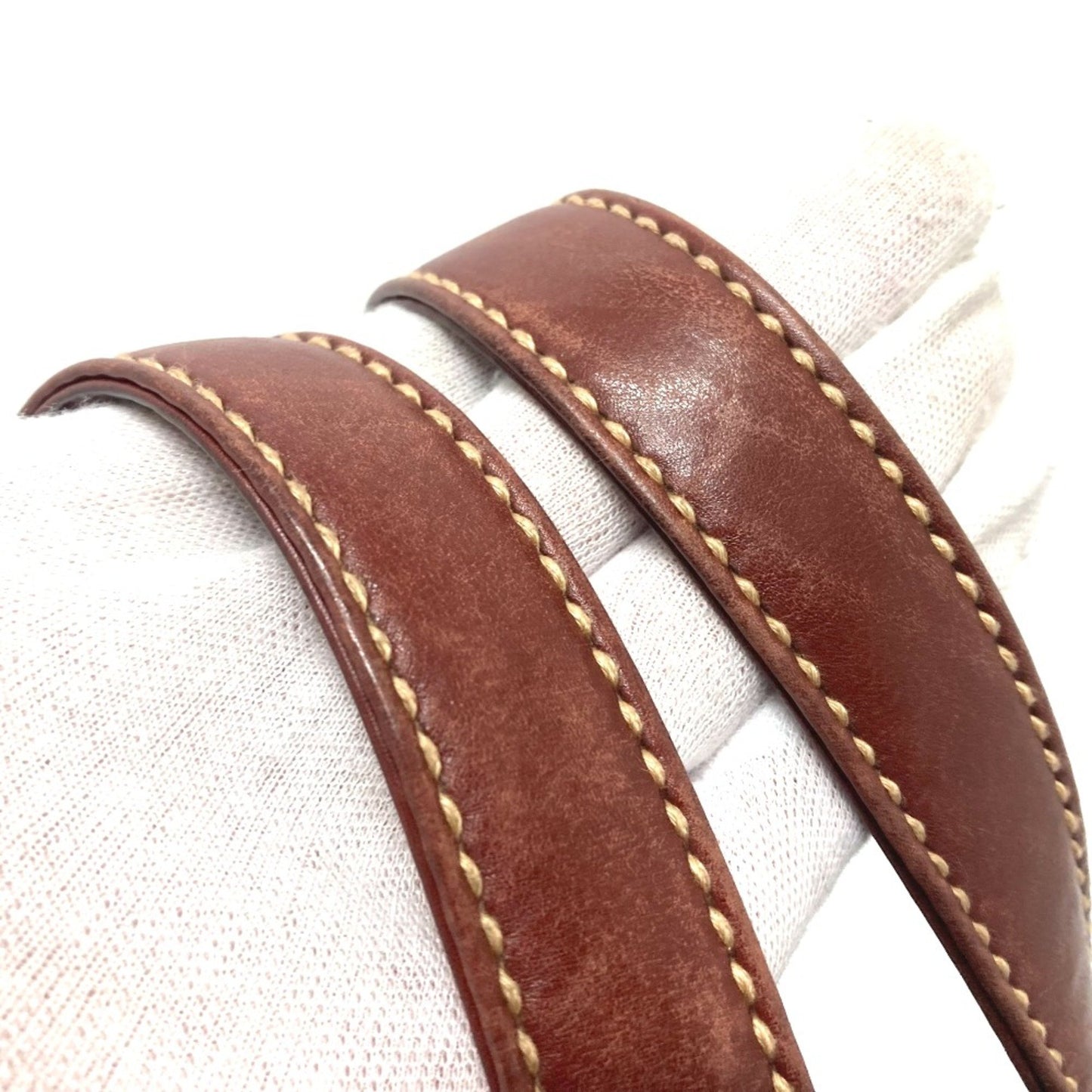Chanel Brown Leather Wild Stitch