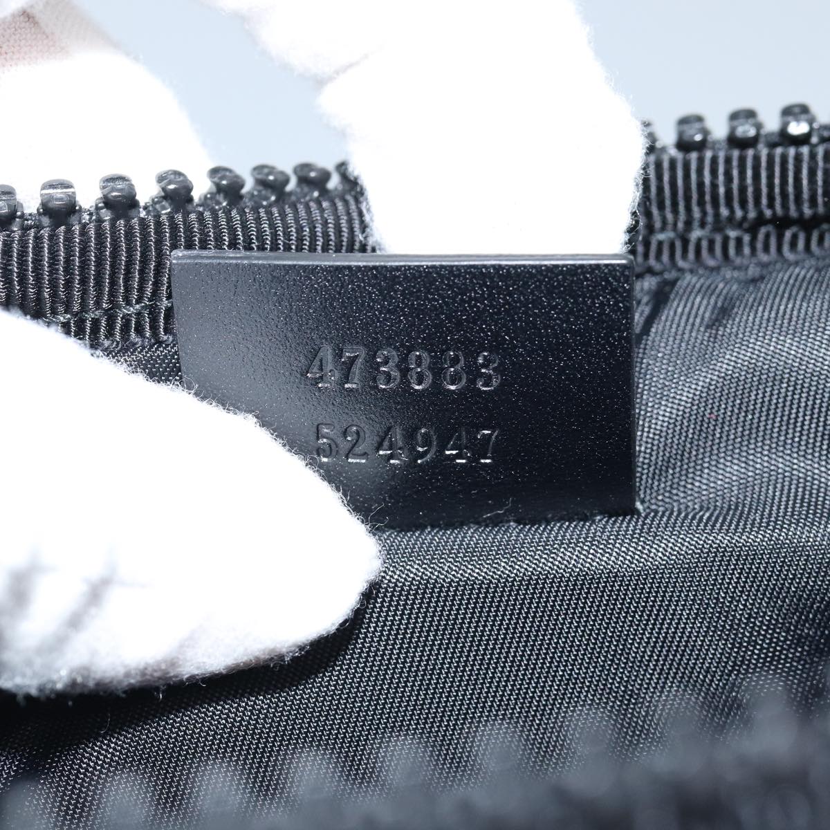 Gucci Black Canvas Techno