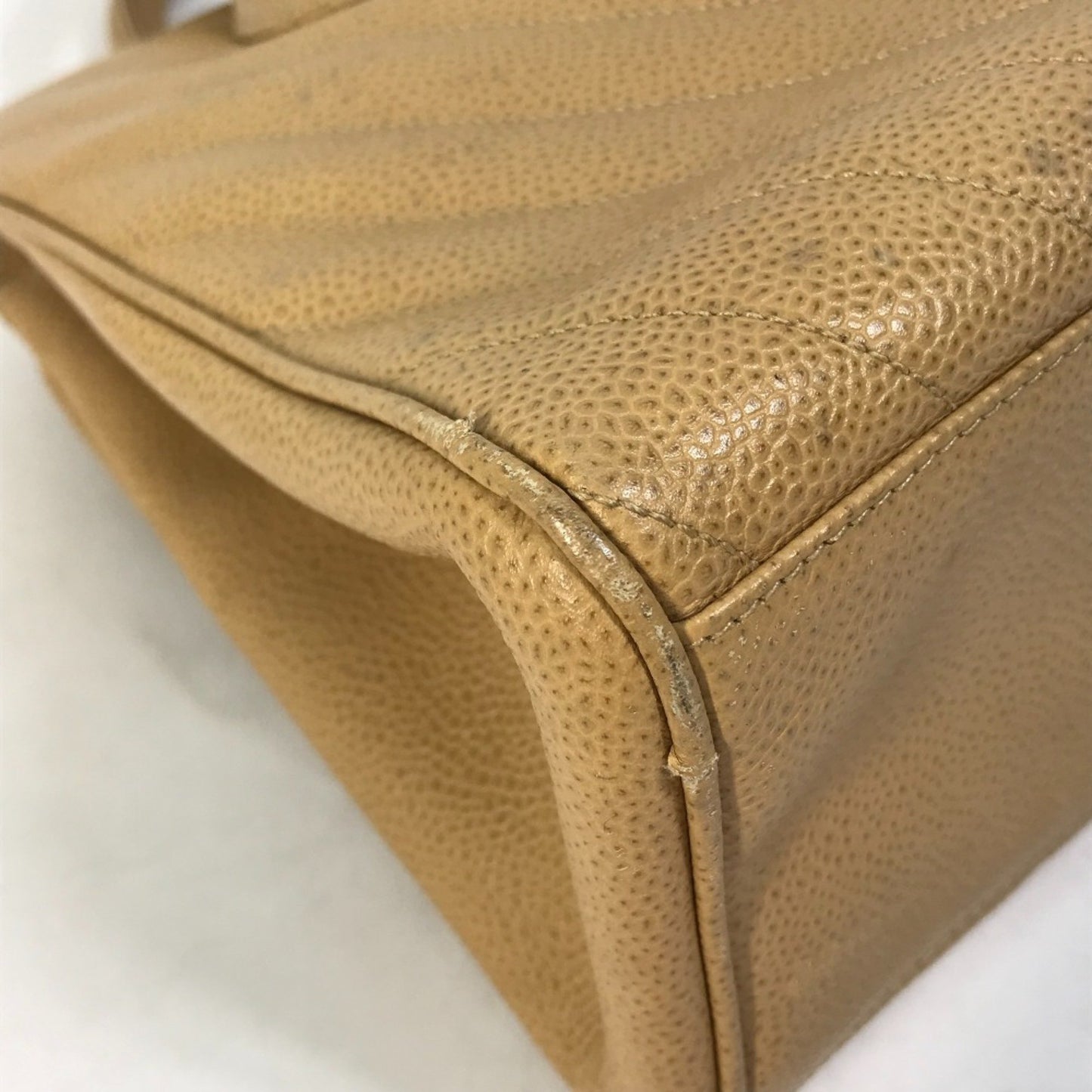 Chanel Brown Leather Wild Stitch
