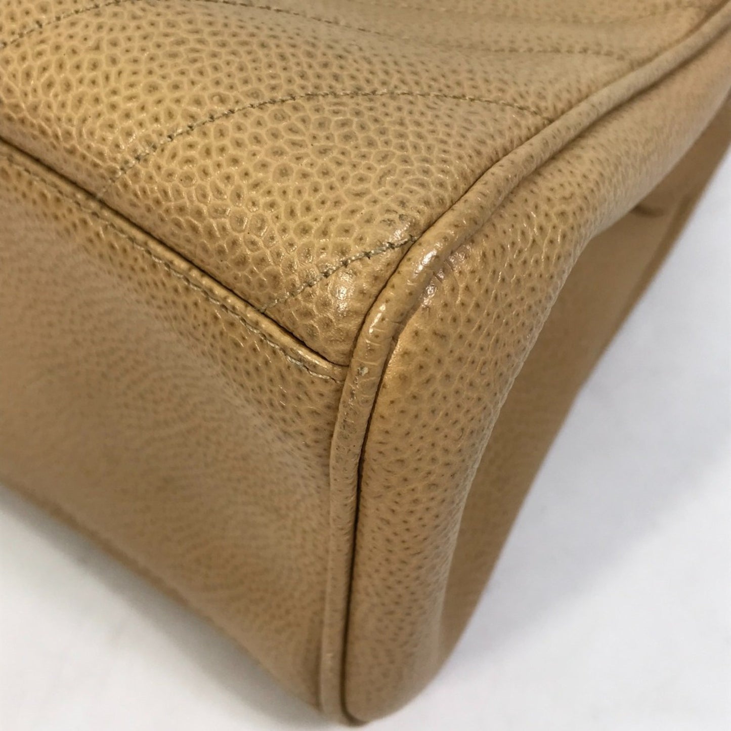 Chanel Brown Leather Wild Stitch