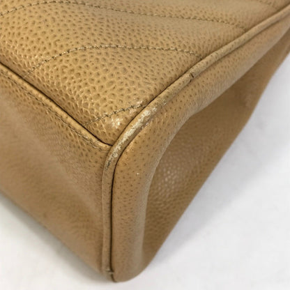 Chanel Brown Leather Wild Stitch