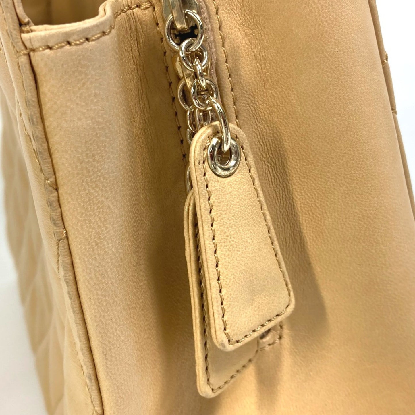 Chanel Brown Leather Wild Stitch