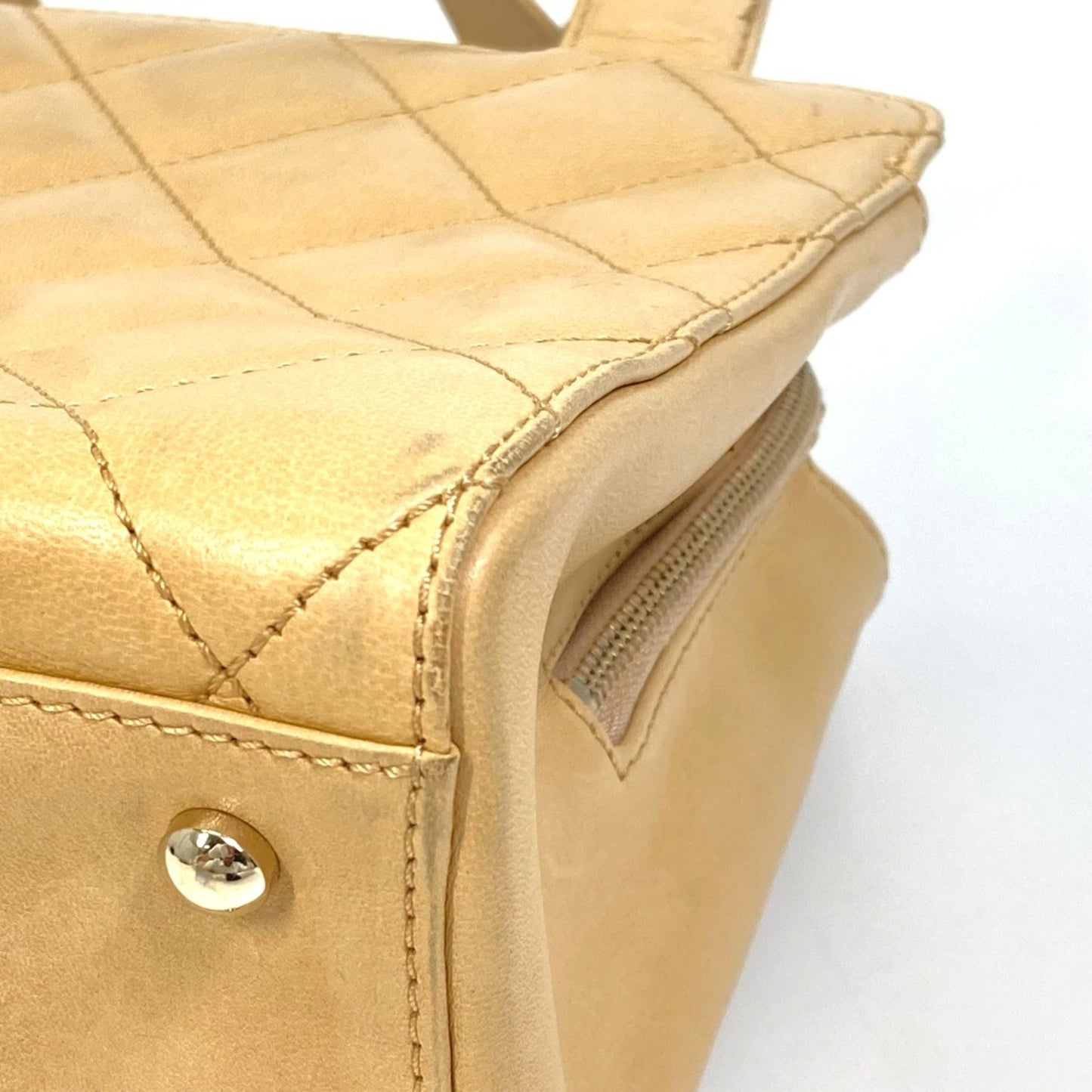 Chanel Brown Leather Wild Stitch