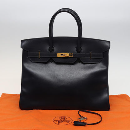 Hermès Black Leather Birkin 35