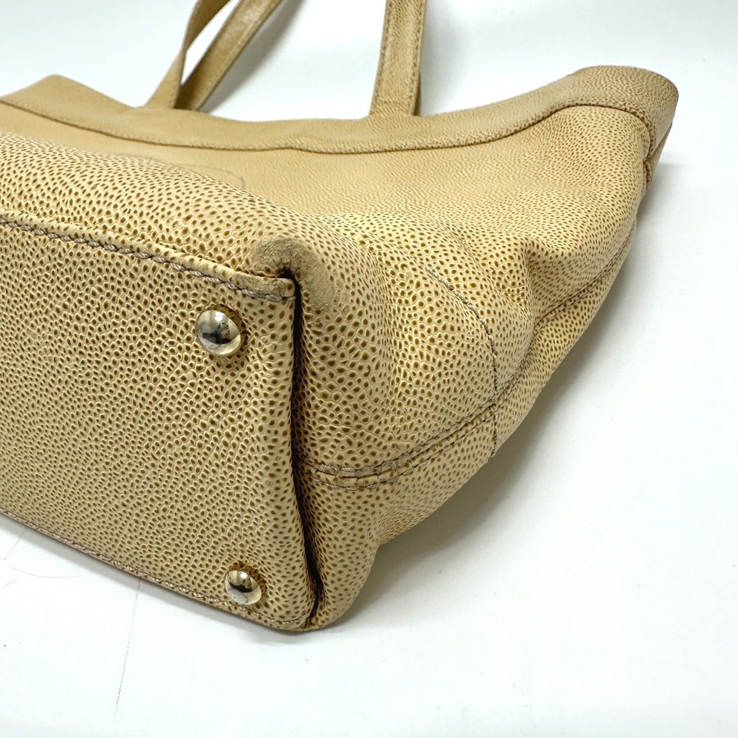 Chanel Brown Leather Logo Cc