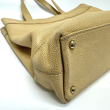 Chanel Brown Leather Logo Cc