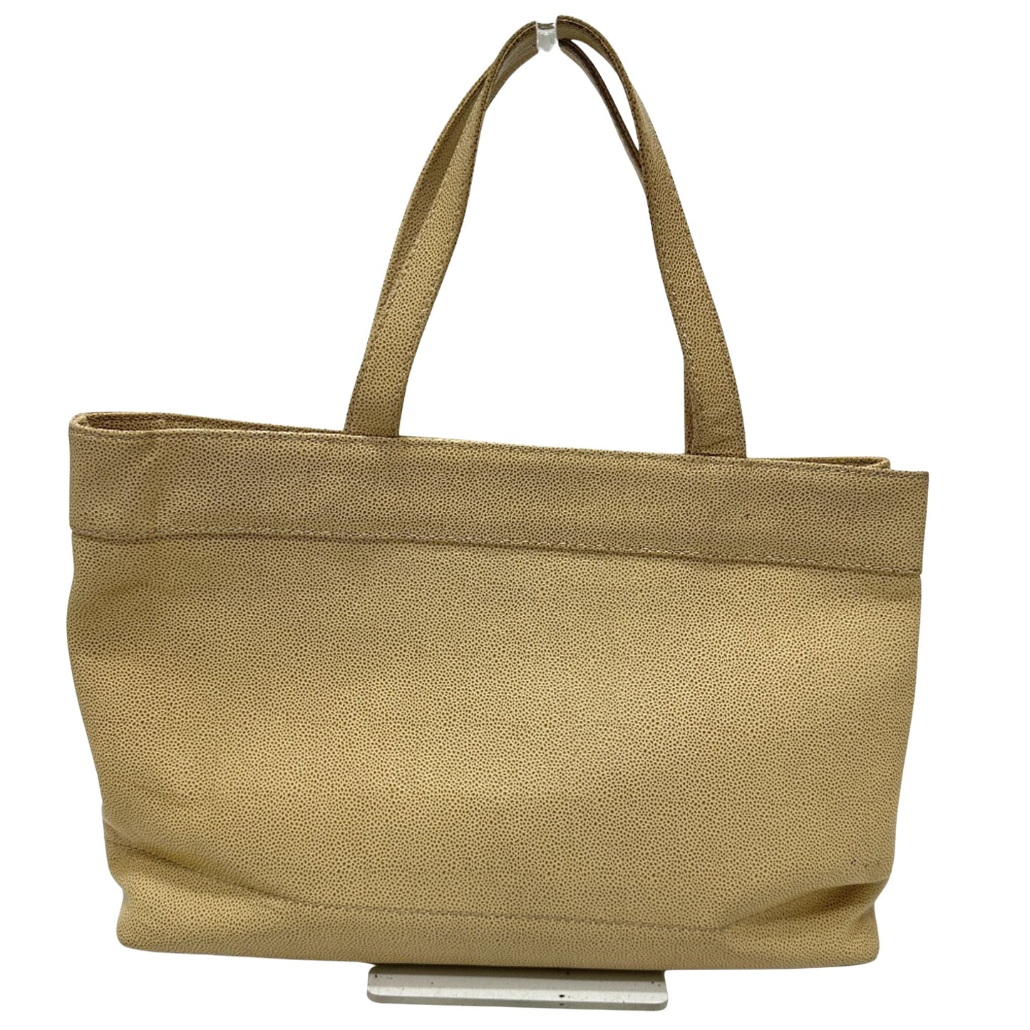Chanel Brown Leather Logo Cc