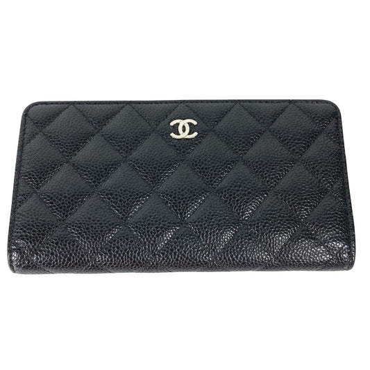 Chanel Black Leather Matelassé
