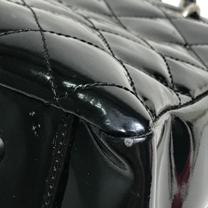 Chanel Black Patent Leather Shopping