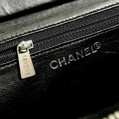 Chanel Black Patent Leather Shopping