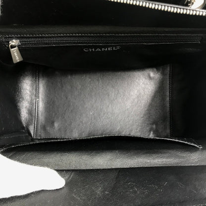 Chanel Black Patent Leather Shopping
