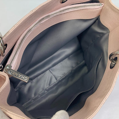 Chanel Pink Leather Shopping