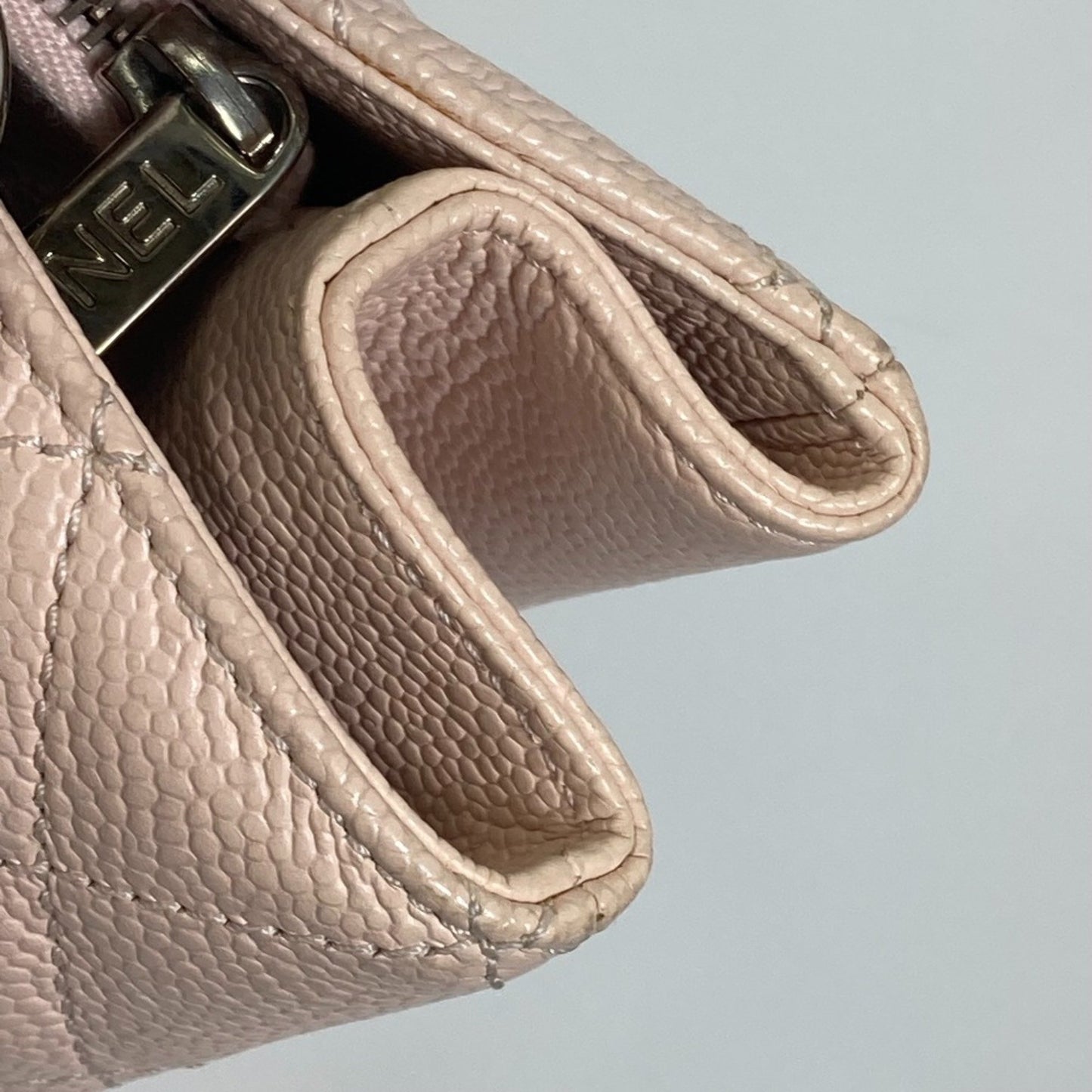Chanel Pink Leather Shopping