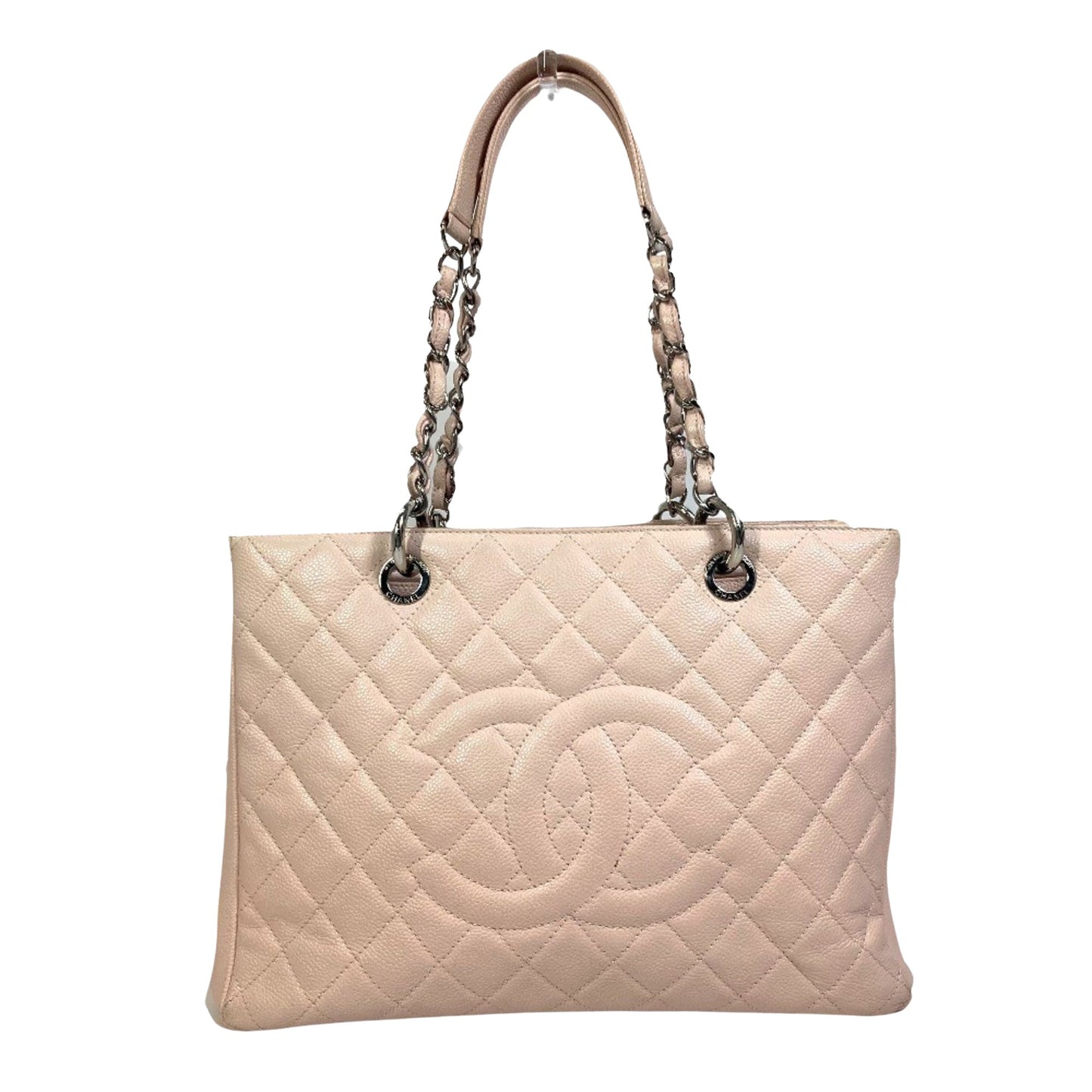 Chanel Pink Leather Shopping
