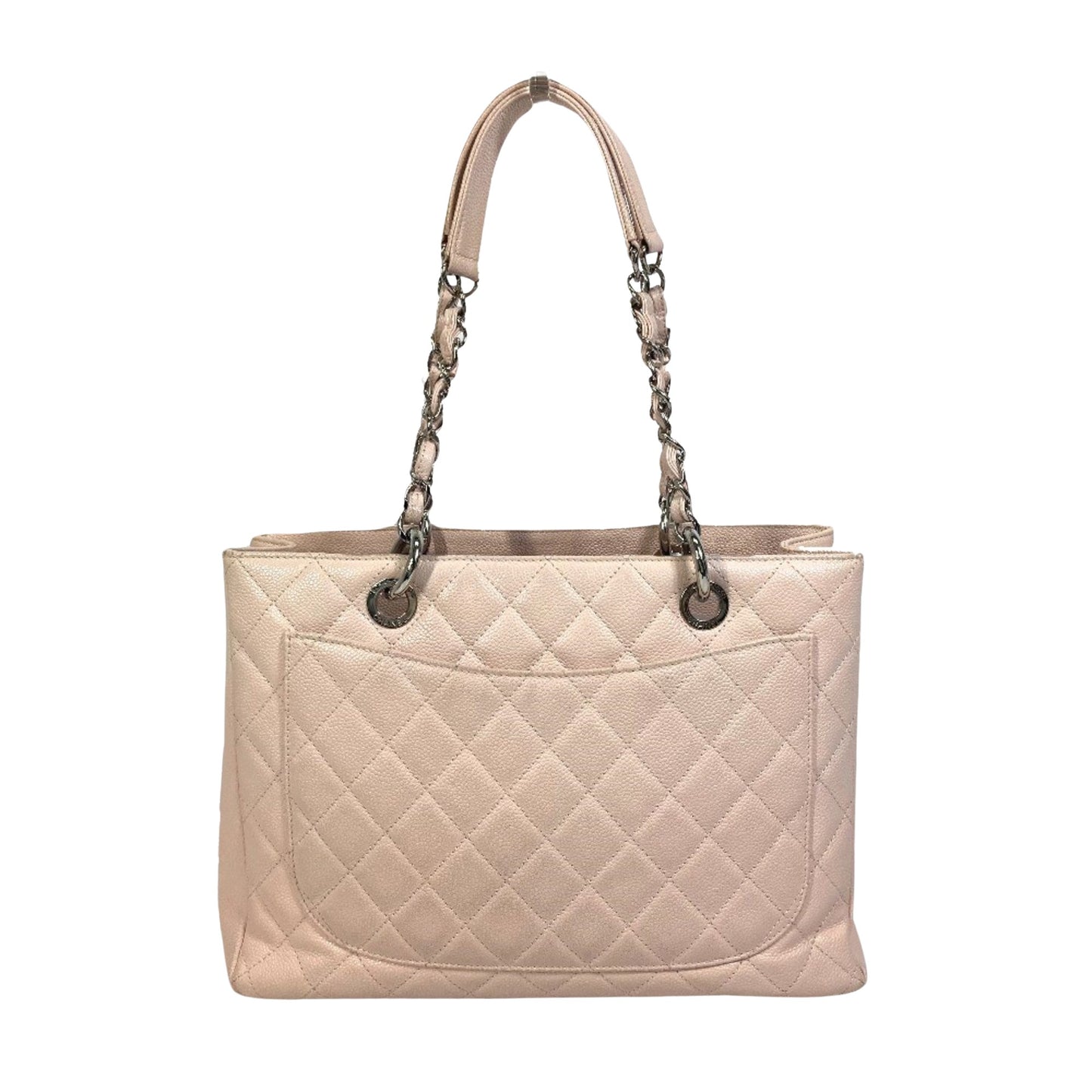 Chanel Pink Leather Shopping