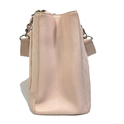 Chanel Pink Leather Shopping