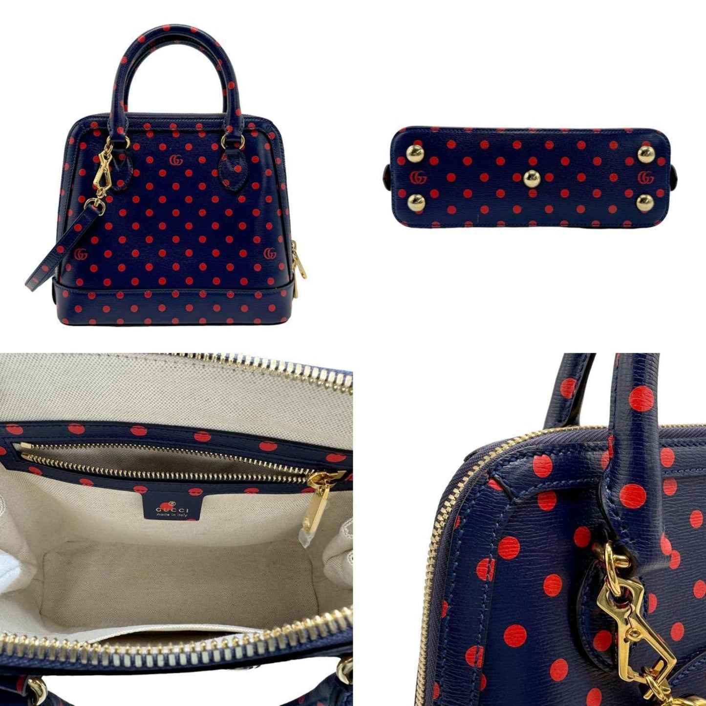 Gucci Blue Leather Horsebit