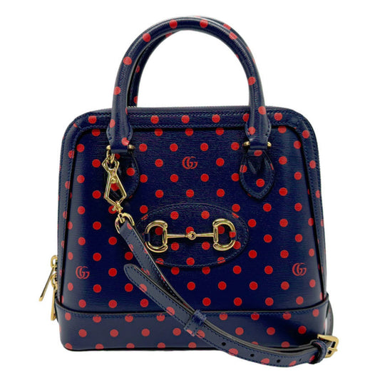 Gucci Blue Leather Horsebit