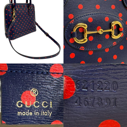 Gucci Blue Leather Horsebit