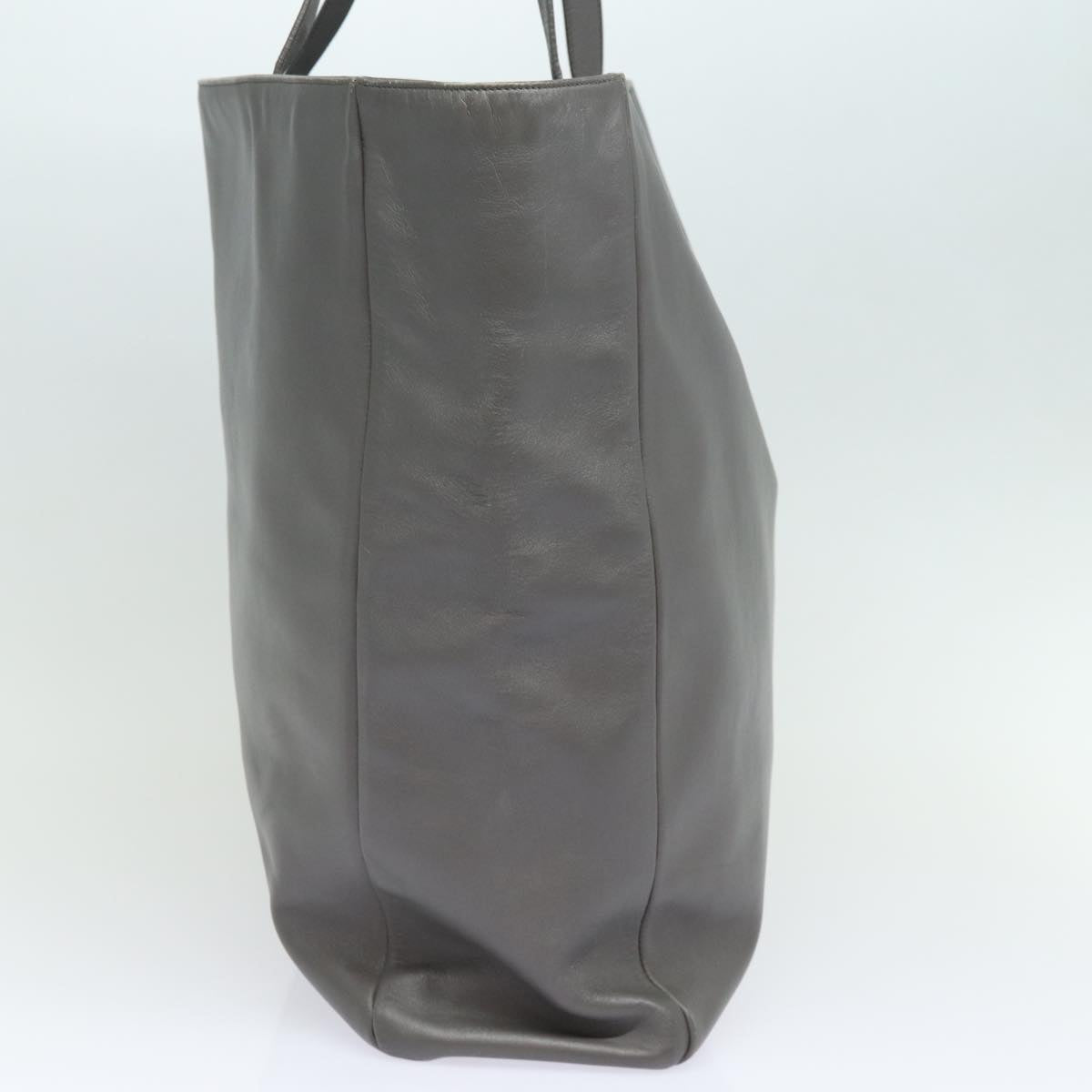Saint Laurent Gray Leather Reversible
