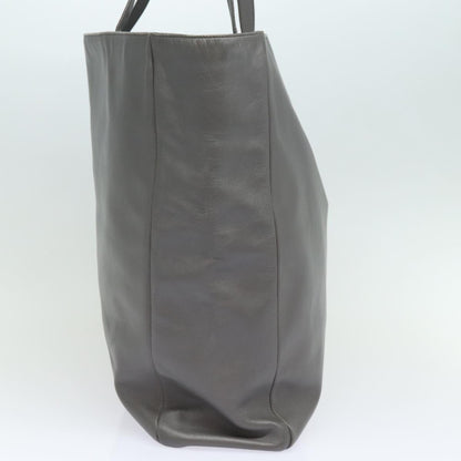 Saint Laurent Gray Leather Reversible