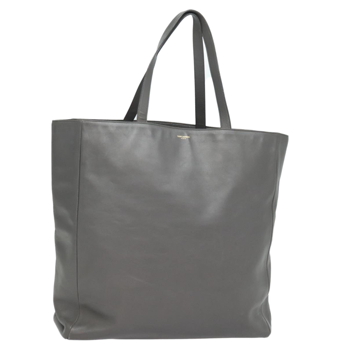 Saint Laurent Gray Leather Reversible
