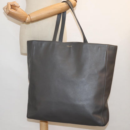 Saint Laurent Gray Leather Reversible