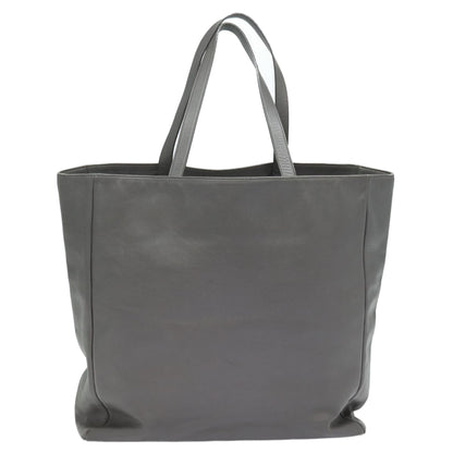 Saint Laurent Gray Leather Reversible