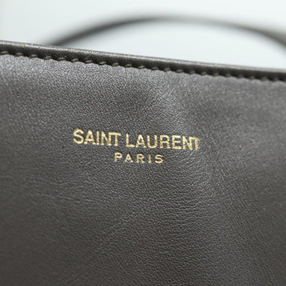Saint Laurent Gray Leather Reversible