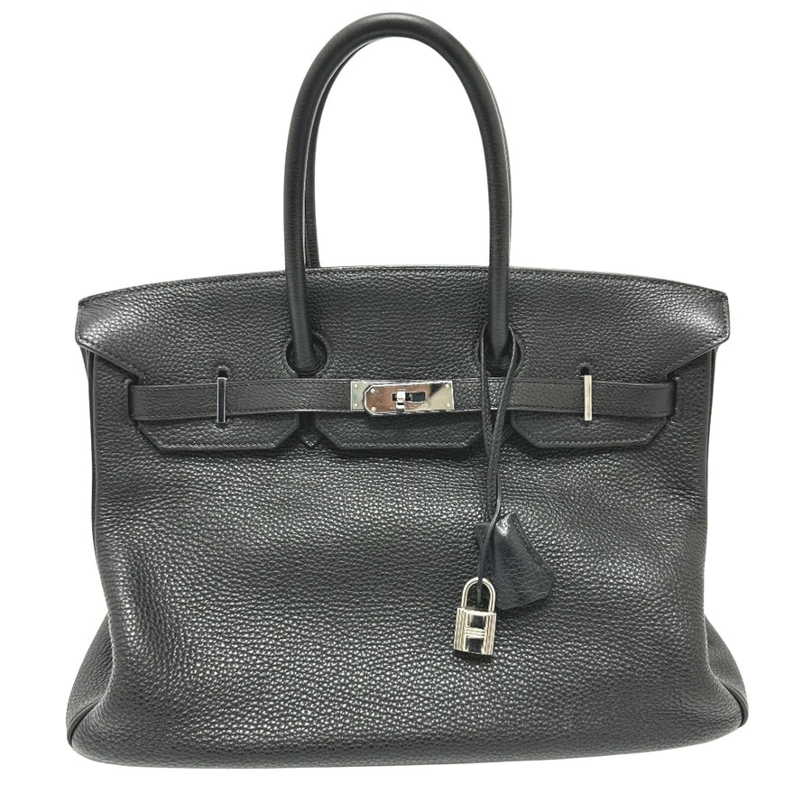 Hermès Black Leather Birkin 35