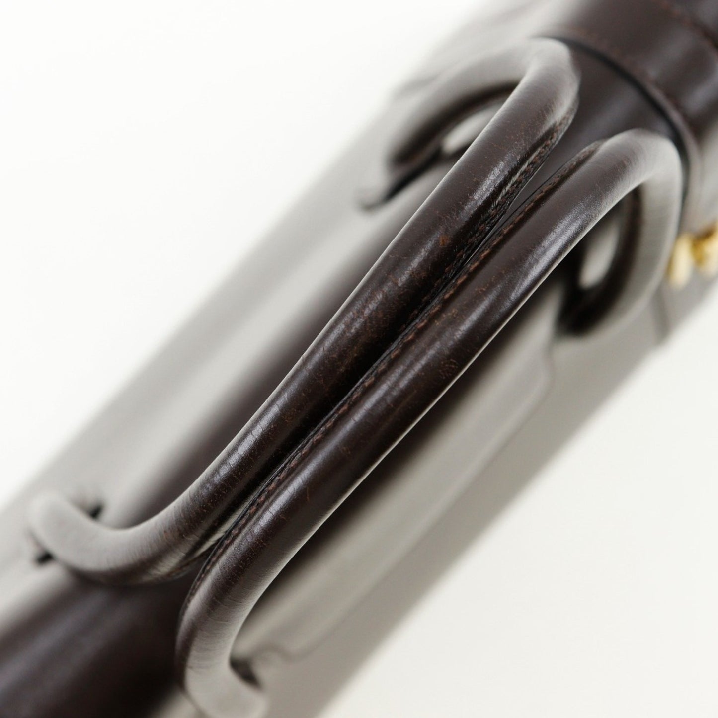 Hermès Brown Leather Drag