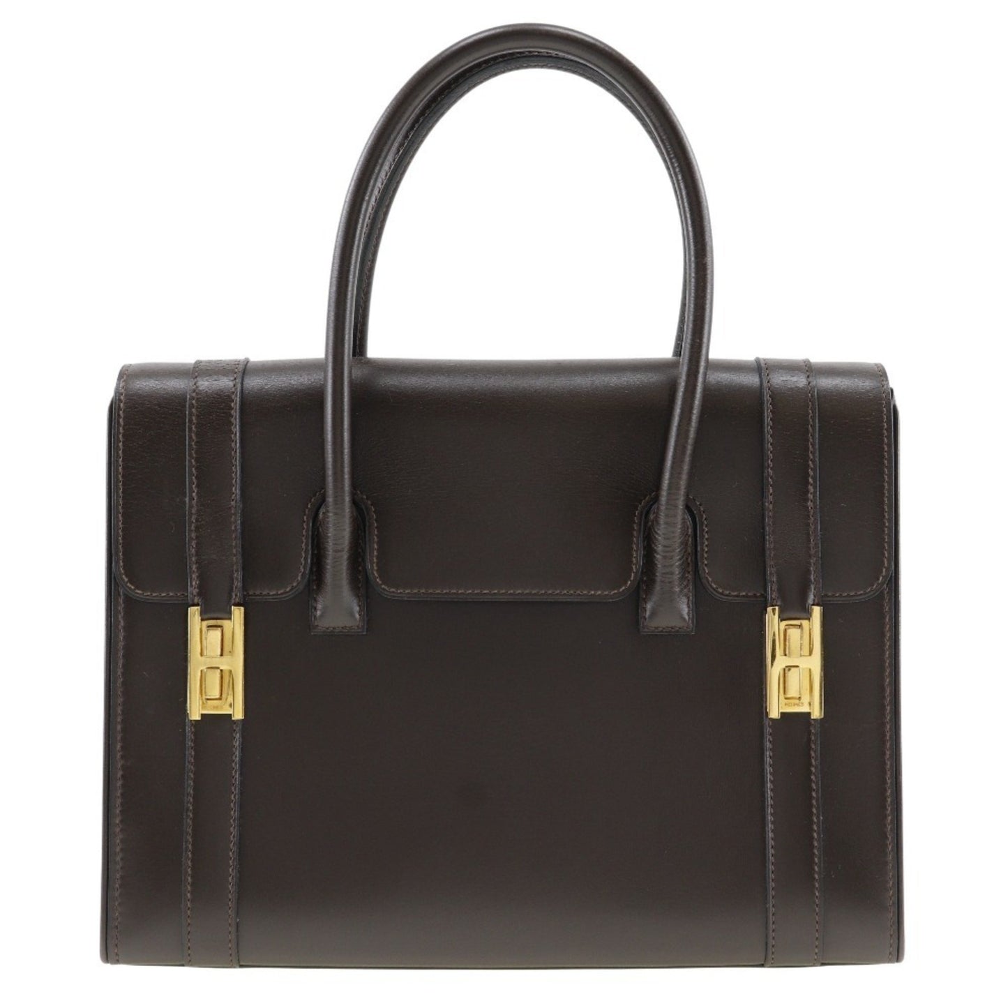 Hermès Brown Leather Drag
