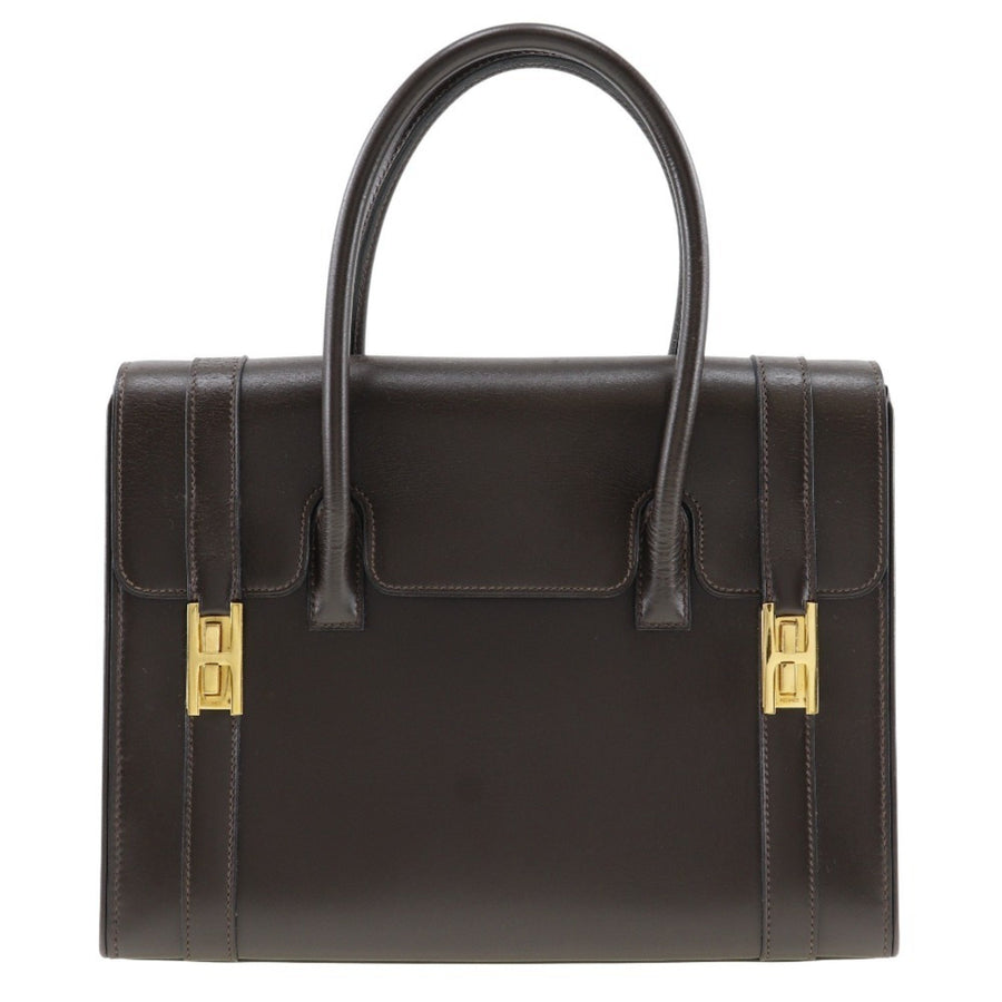 Hermès Brown Leather Drag